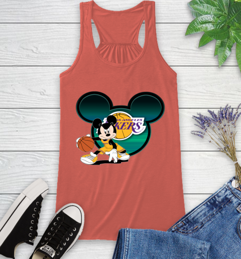 NBA Los Angeles Lakers Mickey Mouse Disney Basketball Racerback Tank 4