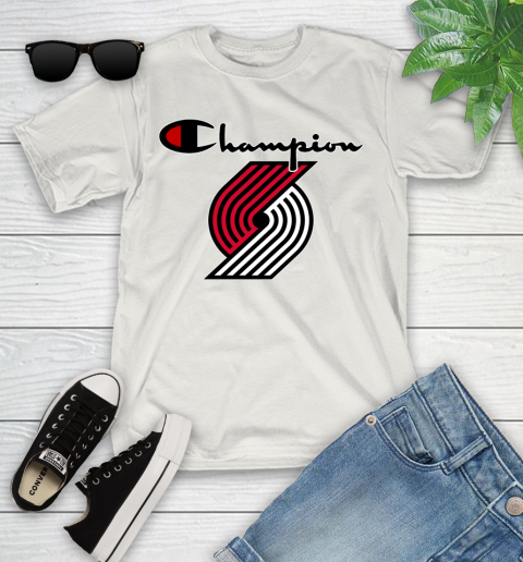 NBA Basketball Portland Trail Blazers Champion Shirt Youth T-Shirt 11