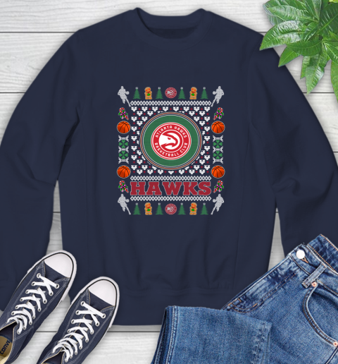 Atlanta Hawks Merry Christmas NBA Basketball Loyal Fan Ugly Shirt 26