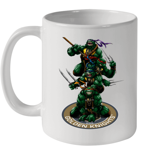 NHL Hockey Vegas Golden Knights Teenage Mutant Ninja Turtles Shirt Ceramic Mug 11oz