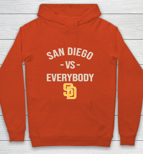 San Diego Padres Vs Everybody Youth Hoodie 3
