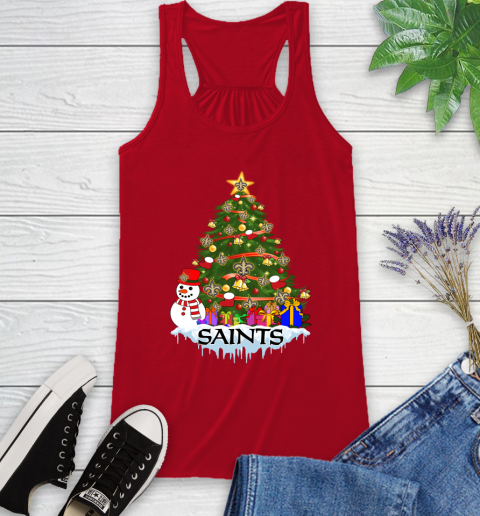 New Orleans Saints Merry Christmas NFL Football Sports Racerback Tank 6