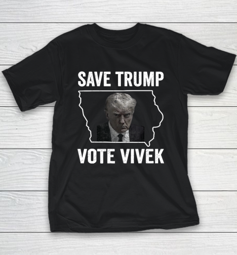 Save Trump Vote Vivek 2024 Ramaswamy President Youth T-Shirt
