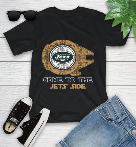 NFL Come To The New York Jets Wars Football Sports Youth T-Shirt