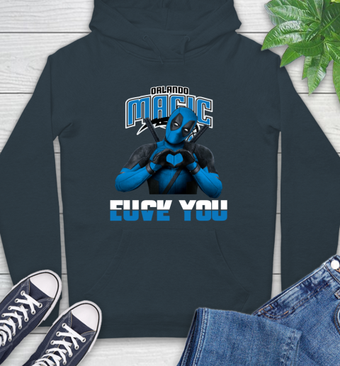NBA Orlando Magic Deadpool Love You Fuck You Basketball Sports Hoodie 7