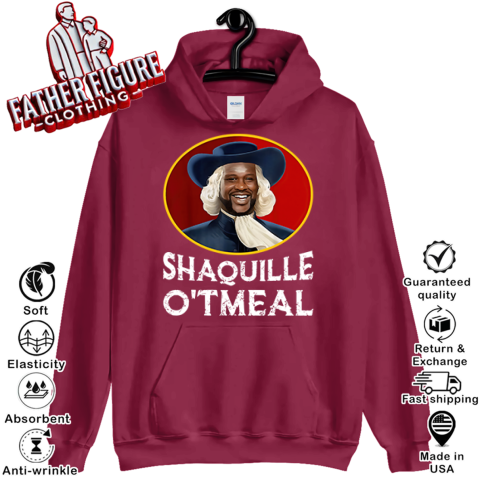 jizo shaquille oatmeal shaquille oamp 39 neal hoodie 23 front cardinal red