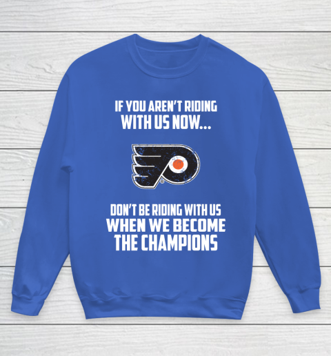 NHL Philadelphia Flyers Hockey We Become The Champions Youth Sweatshirt 6