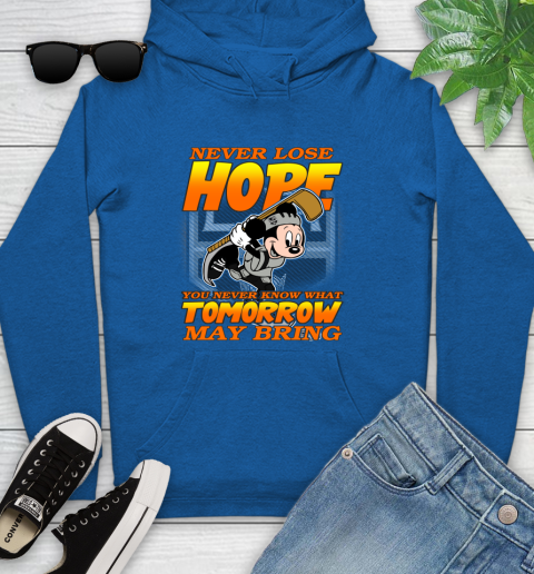 Los Angeles Kings NHL Hockey ootball Mickey Disney Never Lose Hope (1) Youth Hoodie 11