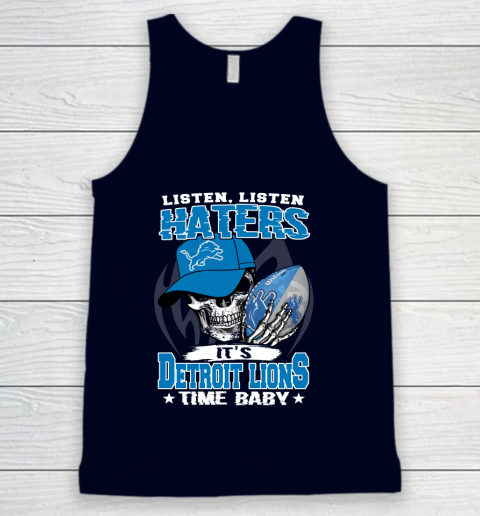 Listen Haters It is LIONS Time Baby NFL Tank Top 2