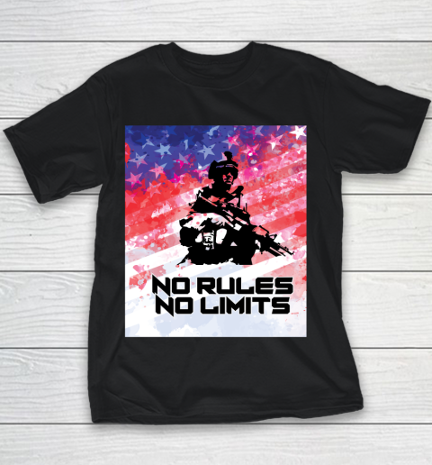 Veteran Shirt No Rules No Limits Proud Army National Guard Youth T-Shirt