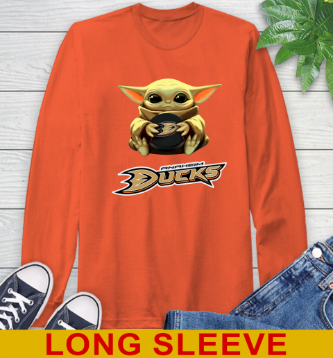 NHL Hockey Anaheim Ducks Star Wars Baby Yoda Shirt 62