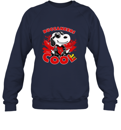 krlu tampa bay buccaneers snoopy joe cool were awesome shirt sweatshirt 35 front navy