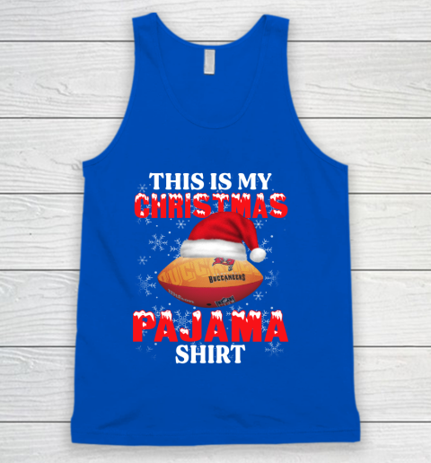 Tampa Bay Buccaneers This Is My Christmas Pajama Shirt NFL Tank Top 4