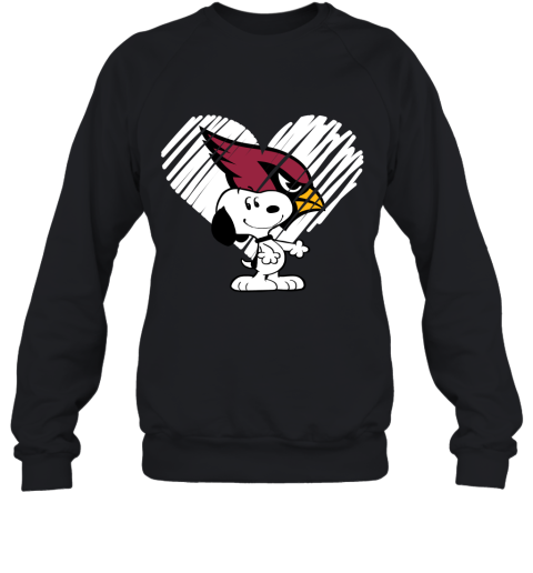 Happy Christmas With Arizona Cardinals Snoopy Sweatshirt