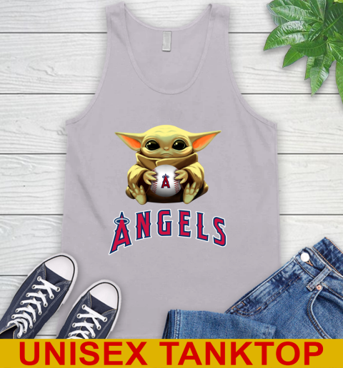 MLB Baseball Los Angeles Angels Star Wars Baby Yoda Shirt 73