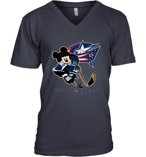 NHL Columbus Blue Jackets Stanley Cup Mickey Mouse Disney Hockey T