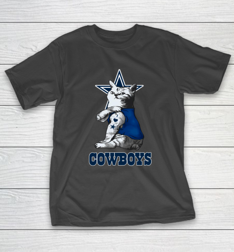 NFL Football My Cat Loves Dallas Cowboys T-Shirt