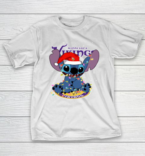 Minnesota Vikings NFL Football noel stitch Christmas T-Shirt