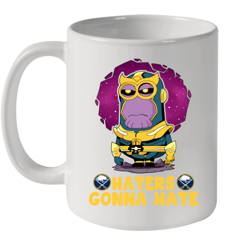 NHL Hockey Buffalo Sabres Haters Gonna Hate Thanos Minion Marvel Shirt Ceramic Mug 11oz