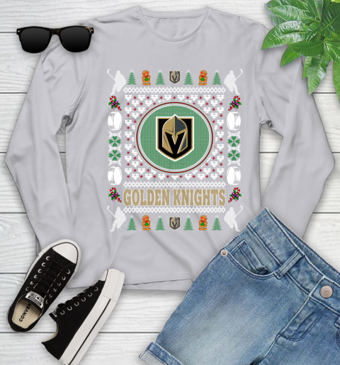 Vegas Golden Knights Merry Christmas NHL Hockey Loyal Fan Ugly Shirt 128