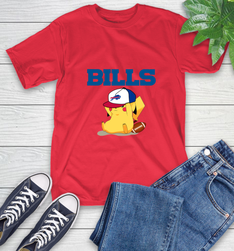 NFL Pikachu Football Sports Buffalo Bills T-Shirt 10