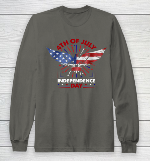 4th july American eagle flag Independence Day t shirt