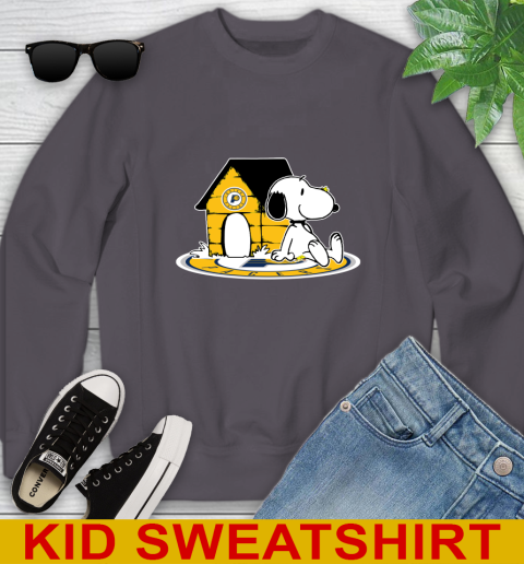 NBA Basketball Indiana Pacers Snoopy The Peanuts Movie Shirt Youth Sweatshirt 6