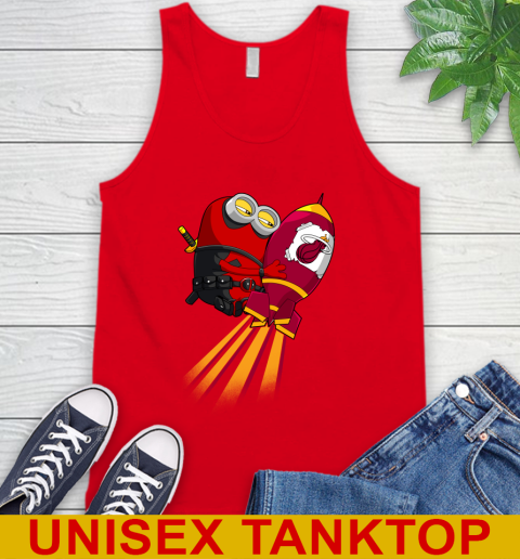 NBA Basketball Miami Heat Deadpool Minion Marvel Shirt Tank Top - Image 6