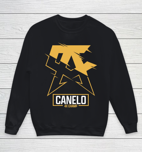Team Canelo Gold 4x Champion Youth Sweatshirt