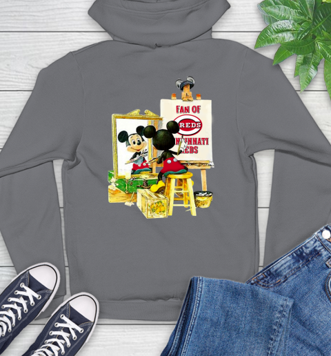 MLB Baseball Cincinnati Reds Mickey Drawing Shirt 19