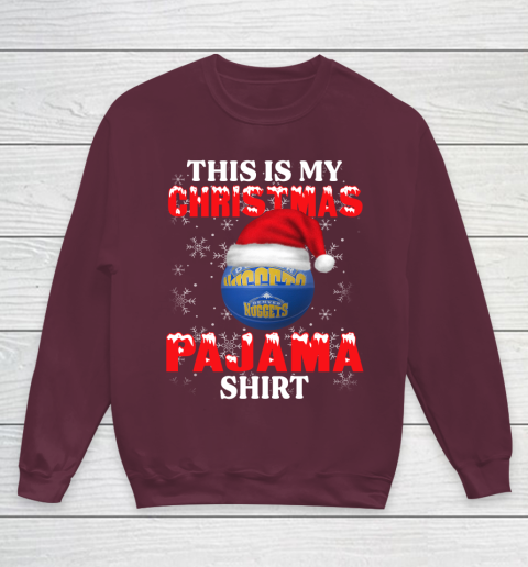 Denver Nuggets This Is My Christmas Pajama Shirt NBA Youth Sweatshirt 4