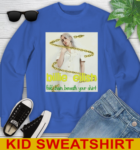 Billie Eilish Gold Chain Beneath Your Shirt 268