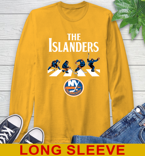 NHL Hockey New York Islanders The Beatles Rock Band Shirt Long Sleeve T-Shirt 2