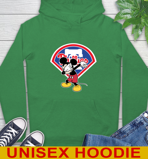 Philadelphia Phillies MLB Baseball Dabbing Mickey Disney Sports Hoodie 8