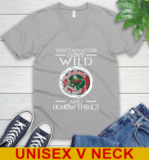 Minnesota Wild NHL Hockey That's What I Do I Love My Team And I Know Things Game Of Thrones 49