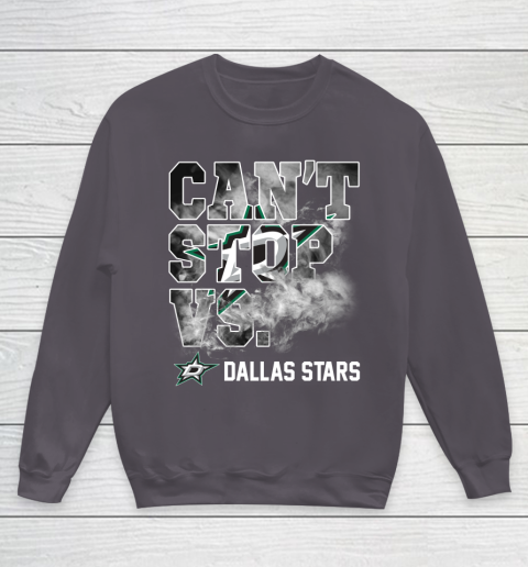 NHL Dallas Stars Hockey Can't Stop Vs Youth Sweatshirt 5