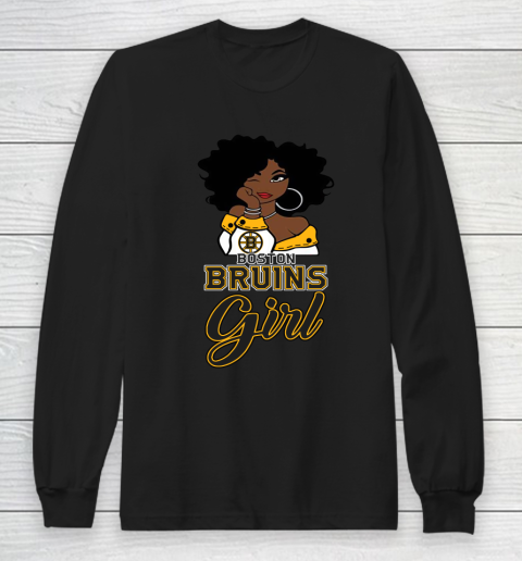 Boston Bruins Girl NHL Long Sleeve T-Shirt