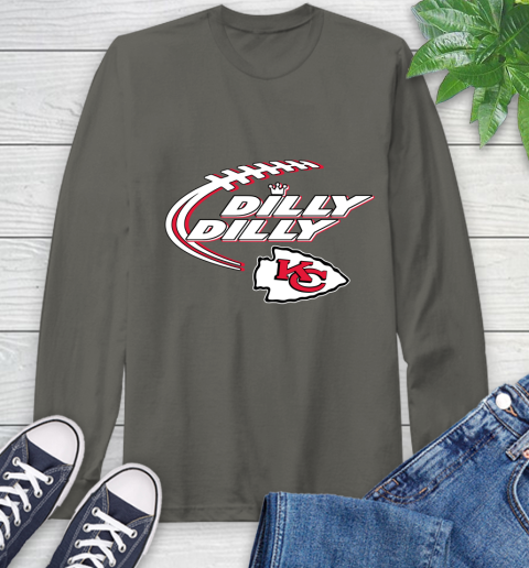 NFL Kansas City Chiefs Dilly Dilly Football Sports Long Sleeve T-Shirt 8