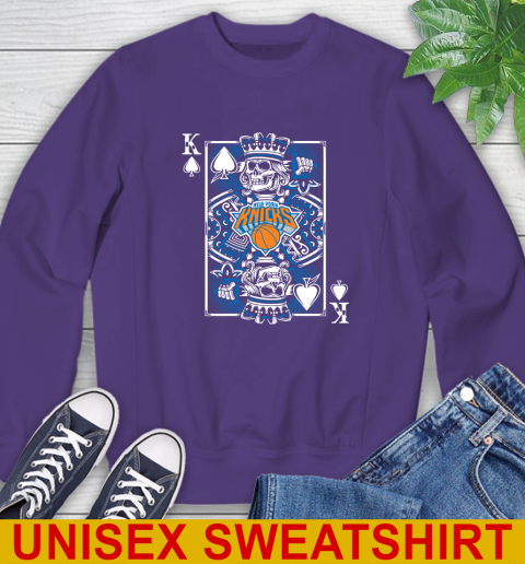 New York Knicks NBA Basketball The King Of Spades Death Cards Shirt Sweatshirt 4