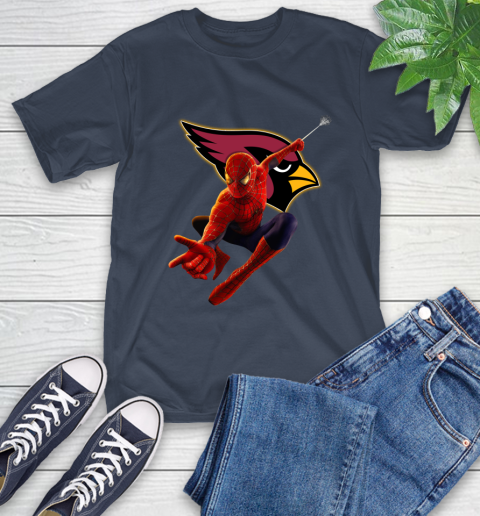 NFL Spider Man Avengers Endgame Football Arizona Cardinals T-Shirt 4
