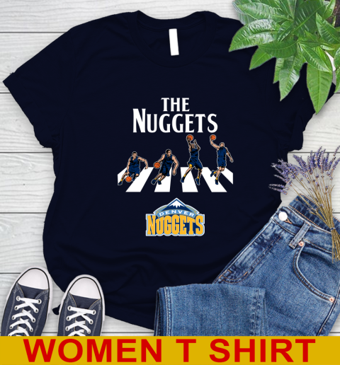 NBA Basketball Denver Nuggets The Beatles Rock Band Shirt Women's T-Shirt 2