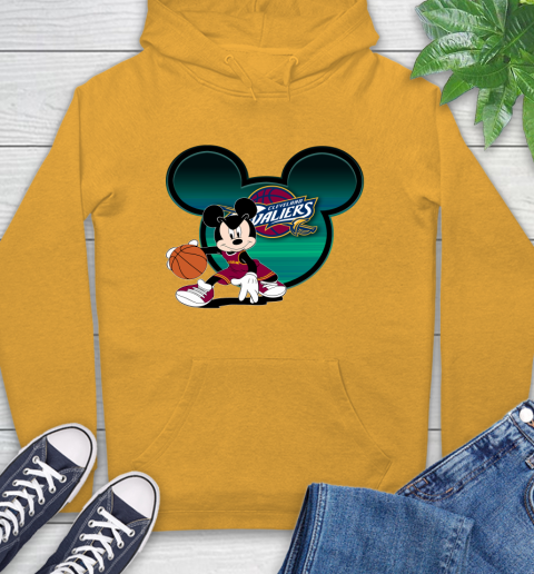 NBA Cleveland Cavaliers Mickey Mouse Disney Basketball Hoodie 3