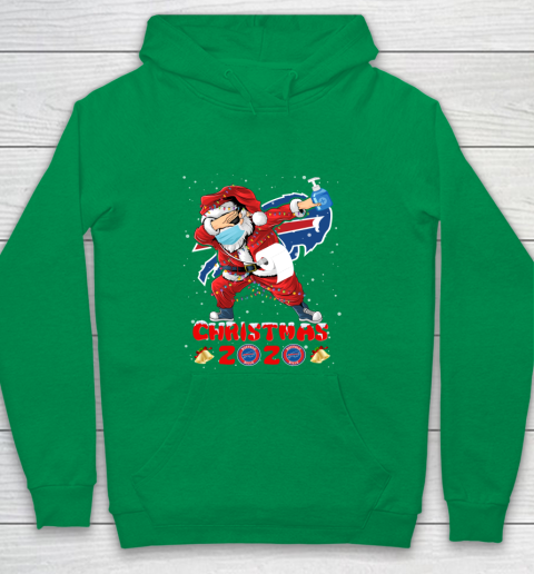 Buffalo Bills Funny Santa Claus Dabbing Christmas 2020 NFL Youth Hoodie 4