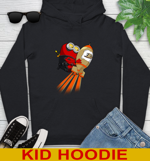 NHL Hockey Anaheim Ducks Deadpool Minion Marvel Shirt Youth Hoodie