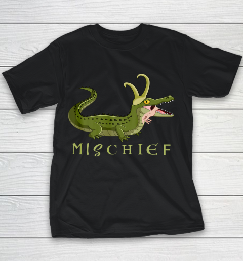 Alligator Loki gator Croki Crocodile God of Mischief Youth T-Shirt