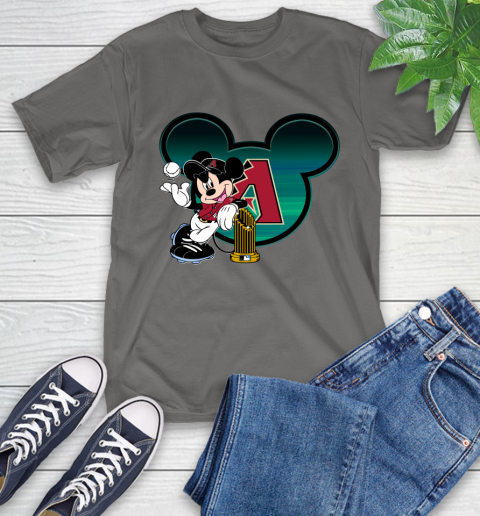 MLB Arizona Diamondbacks The Commissioner's Trophy Mickey Mouse Disney T-Shirt 9