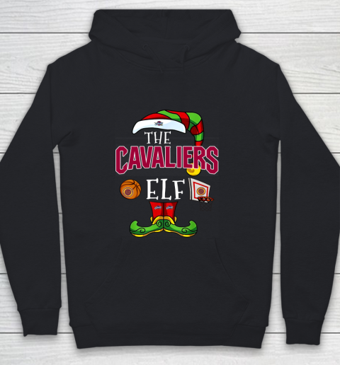 Cleveland Cavaliers Christmas ELF Funny NBA Youth Hoodie
