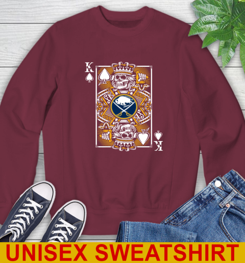 Buffalo Sabres NHL Hockey The King Of Spades Death Cards Shirt Sweatshirt 6