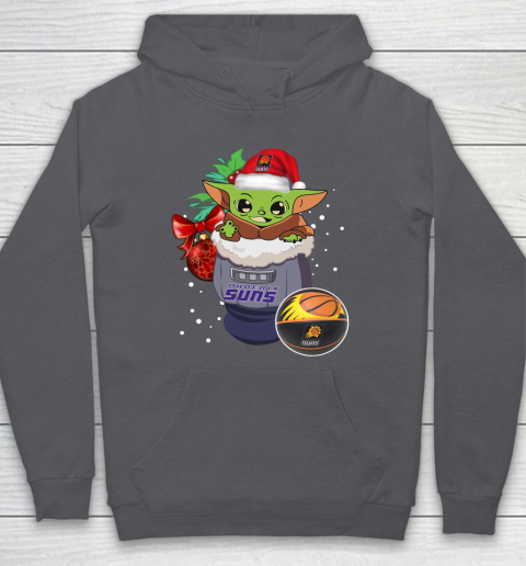 Phoenix Suns Christmas Baby Yoda Star Wars Funny Happy NBA Hoodie 7