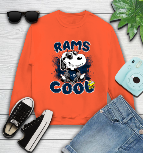 NFL Football Los Angeles Rams Cool Snoopy Shirt Sweatshirt 3